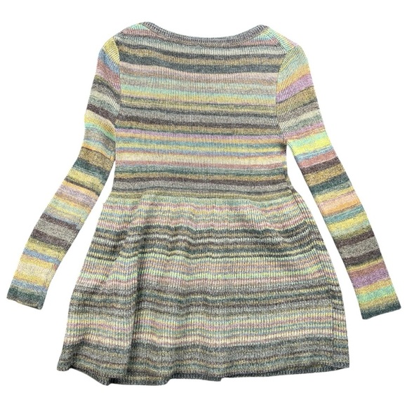 Moth Y2K Fit Space Dye Swing Striped Sweater In Size Small - Picture 8 of 8